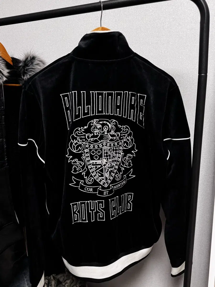 Billionaire boys club 벨벳 집업 M